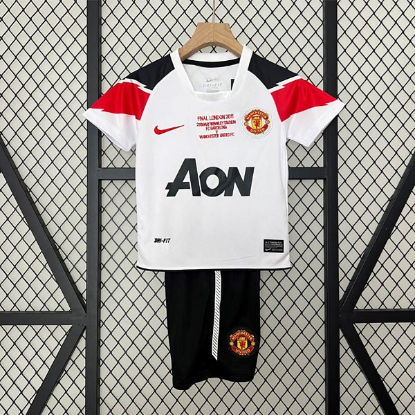 Camiseta Manchester United 2nd Niño Retro 2010 2011